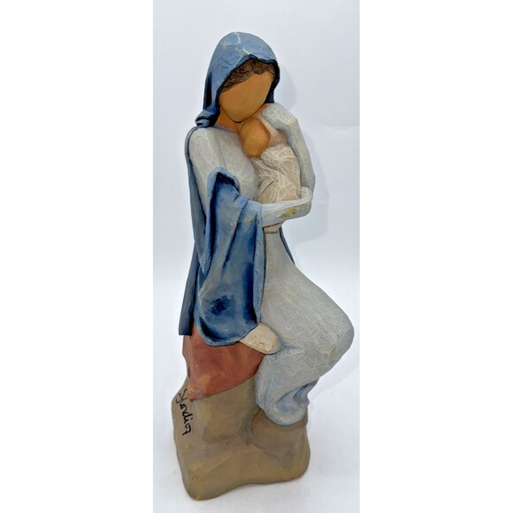 Willow Tree The Christmas Story Mary & Baby Jesus Figurine Susan Lordi Signed - Picture 3 of 16